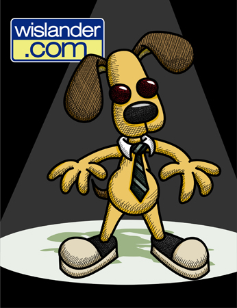 Creepy Puppy with Tie
