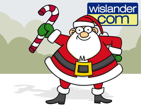 Santa with Candy Cane