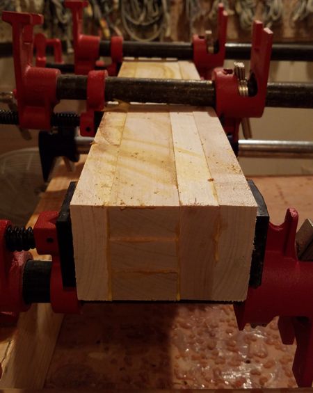 Glue and clamps