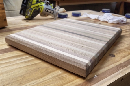Scrap Wood Cutting Board 3